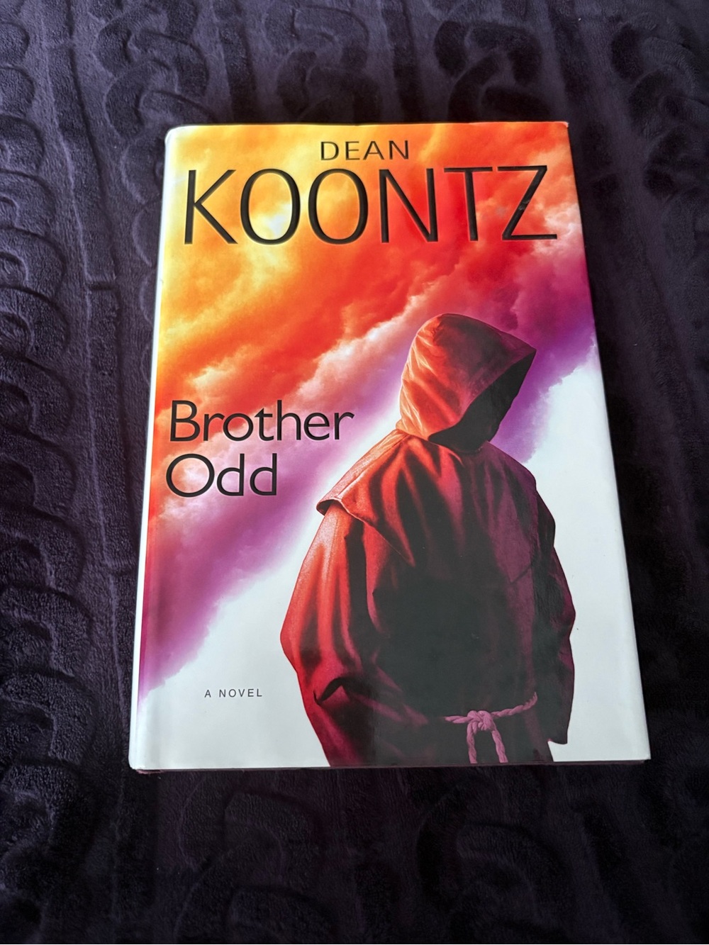 Dean Koontz "Brother Odd" Hardcover - Red & Orange Cover